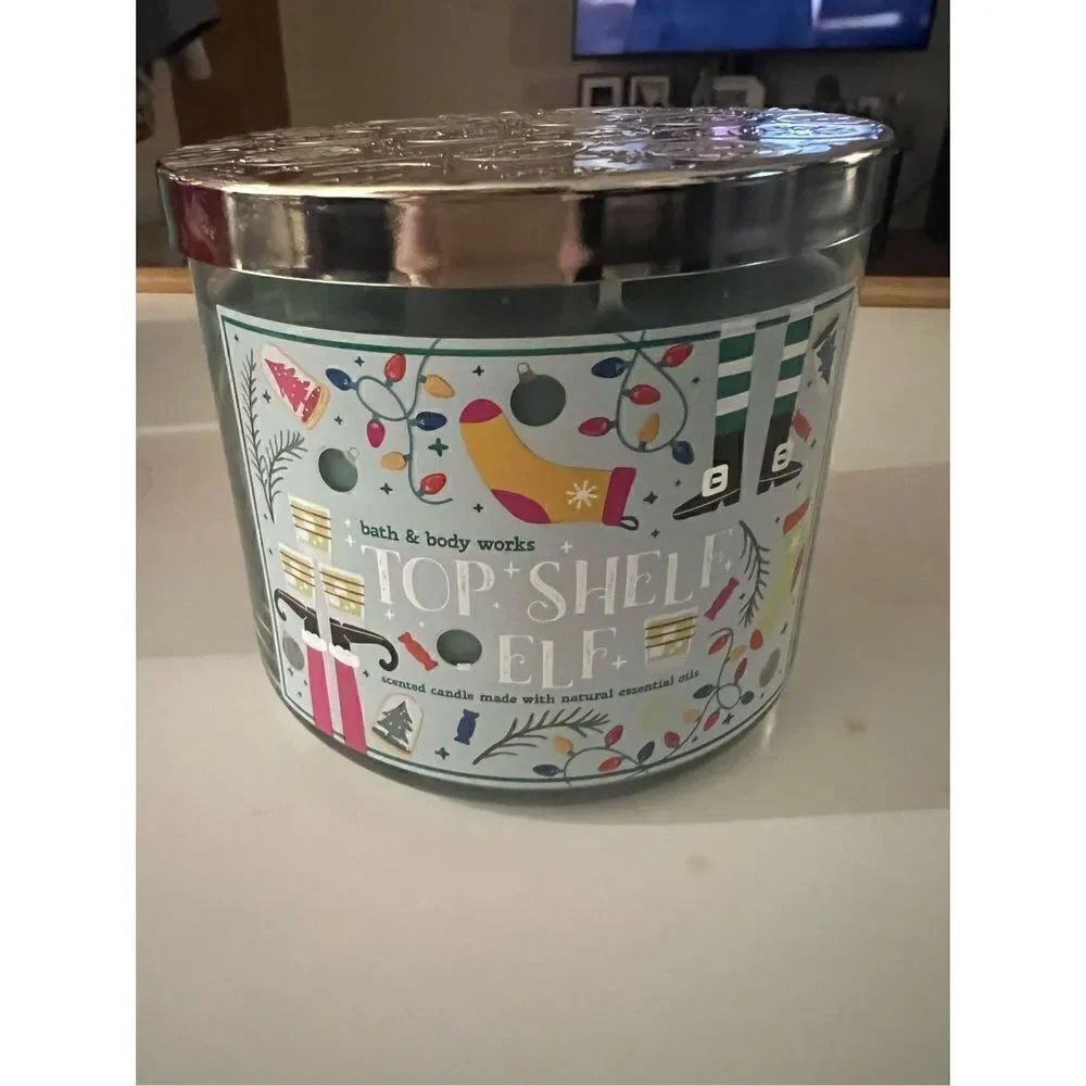 Bath & Body Works 3 Wick Candle Top Shelf Elf
